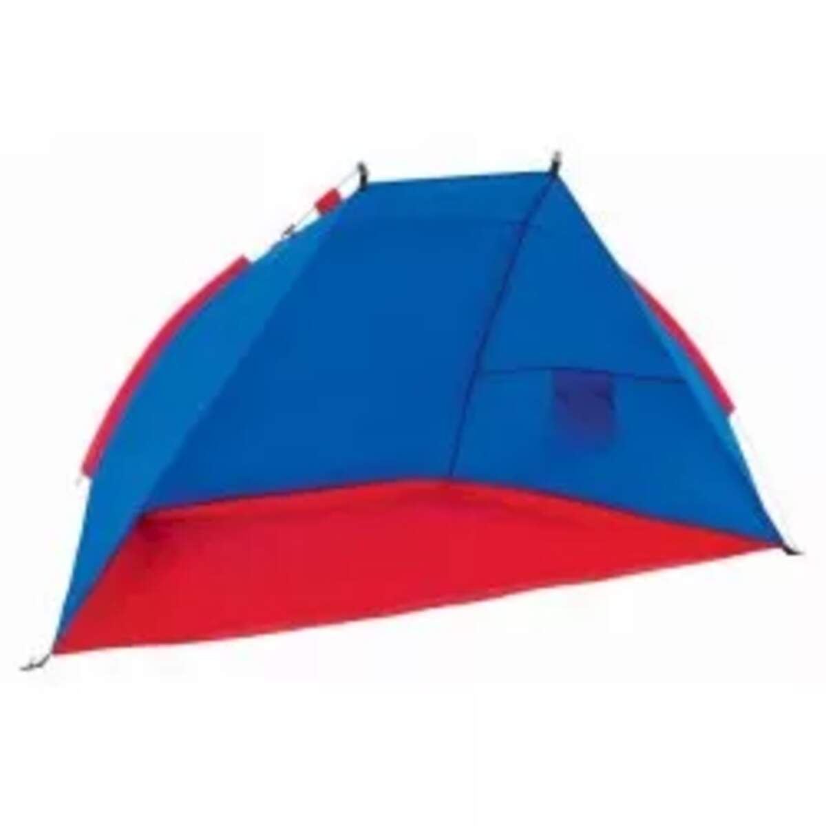 Outdoor active Strandmuschel rot / blau 220x110x110cm
