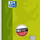 Oxford Collegeblock A4, KarLi, kariert + liniert, 80 Blatt, SCRIBZEE®, Optik Paper®
