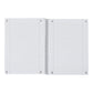 Oxford Recycling Collegeblock A4+, 80 Blatt, liniert mit Doppelrand, 90 g/m², 4fach gelocht
