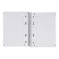 Oxford Recycling Collegeblock A5+, 80 Blatt, kariert mit Rand links, 90 g/m², 6fach gelocht