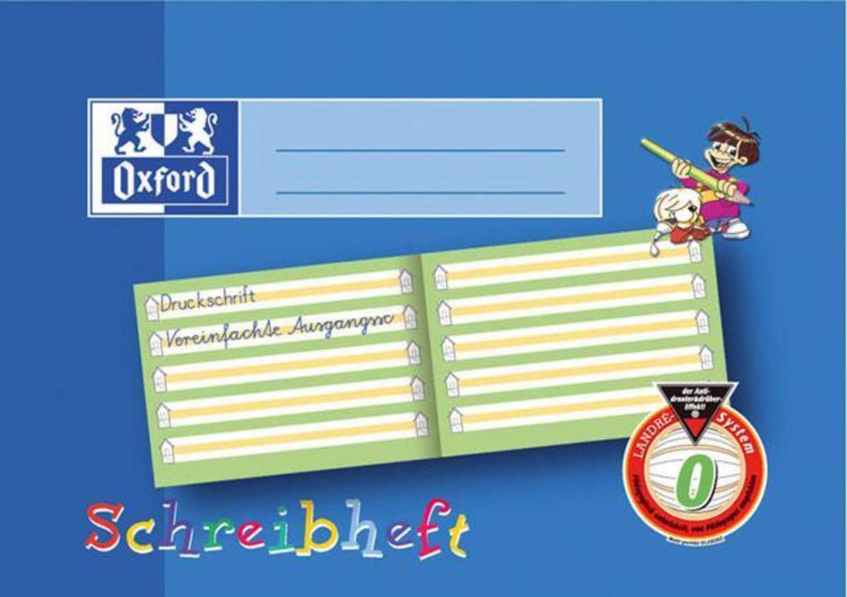 Oxford Schreibheft A5 Lineatur 0