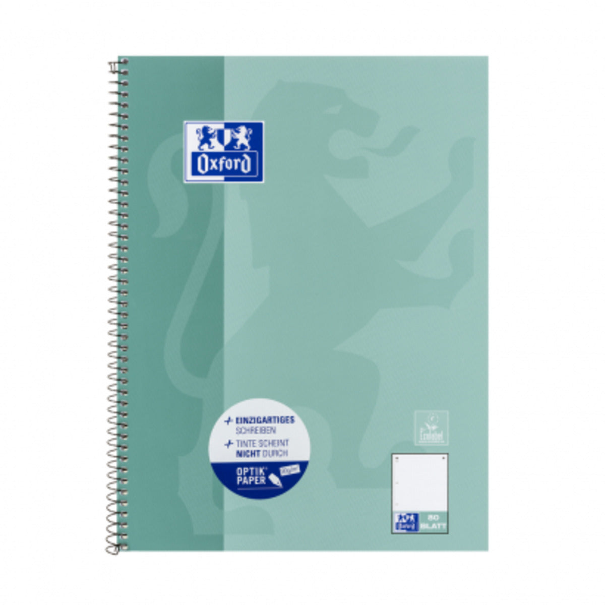 Oxford Schule Collegeblock A4+, 80 Blatt, Dotted, SCRIBZEE® kompatibel