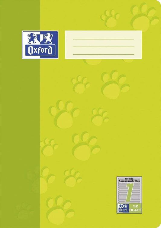 Oxford Schulheft A4, liniert, Lineatur 1, 32 Blatt