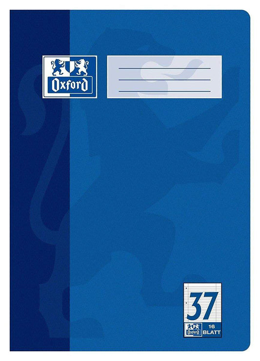 Oxford Schulheft A4, liniert, Lineatur 37, 16 Blatt, blau