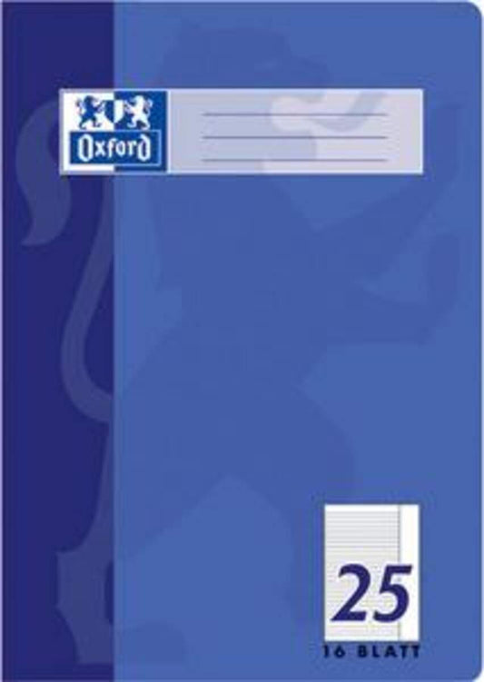 Oxford Schulheft A4, liniert, Lineatur 25, 16 Blatt