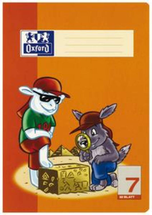 Oxford Schulheft A5, kariert, Lineatur 7, 32 Blatt