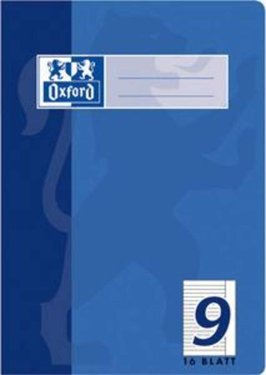 Oxford Schulheft A5, liniert, Lineatur 9, 16 Blatt