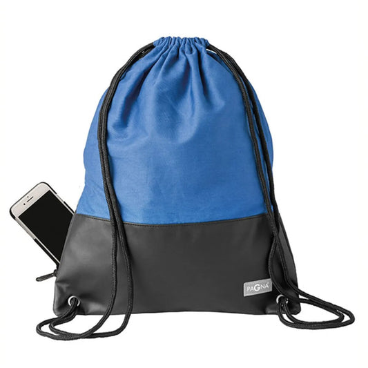 Pagna Turnbeutel Basic mit Innentasche, blau