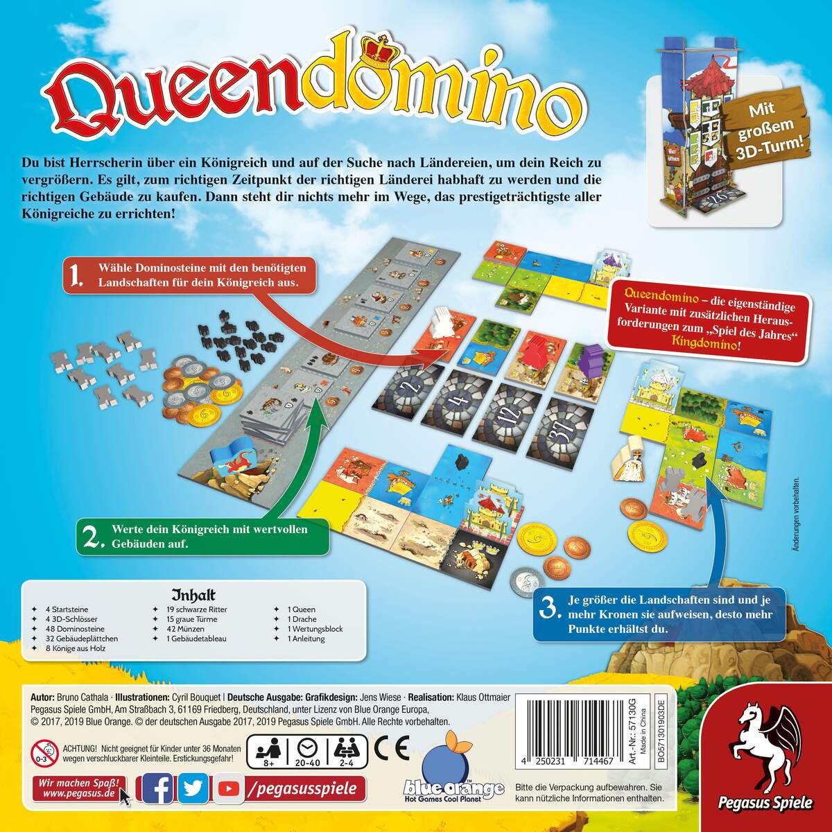 Pegasus Spiele Queendomino