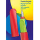 Pelikan Füller Twist Feder M, Rot/Grün, universell für Rechts- und Linkshänder