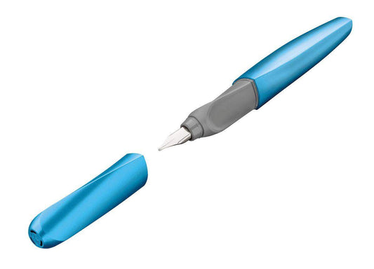 Pelikan Füller Twist Feder M, Frosted Blue universell für Rechts- und Linkshänder