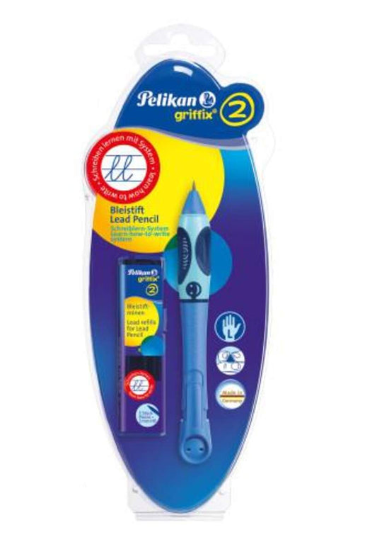 Pelikan griffix® 2 Bleistift, bluesea, links