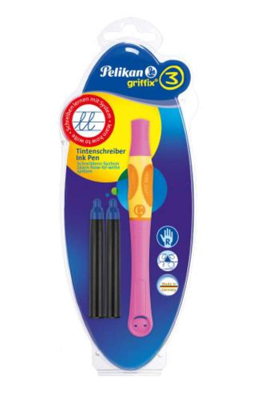 Pelikan griffix® 3 Tintenschreiber, berry pink, rechts
