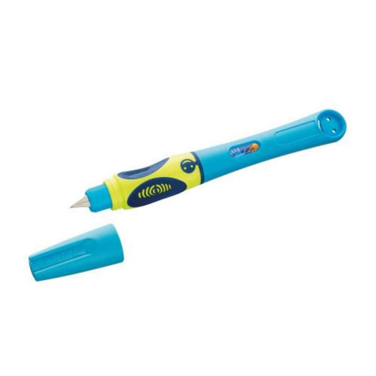 Pelikan griffix® 4 Füllhalter, neon fresh blue, links