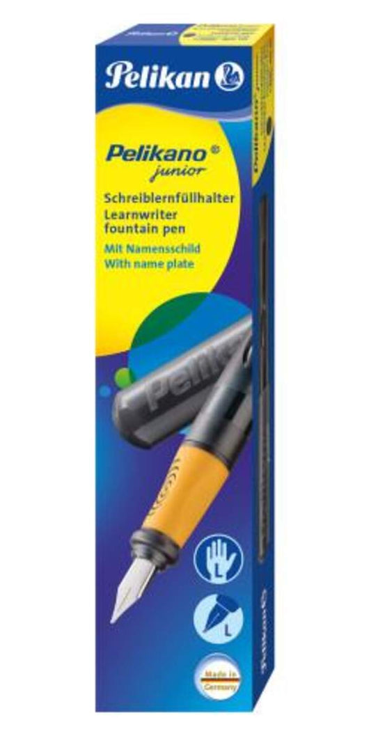 Pelikan Pelikano® junior Füllhalter, Anthrazit, Feder L, für Linkshänder