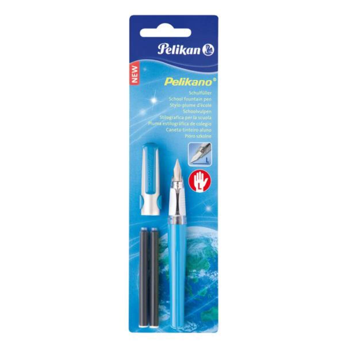 Pelikan Schulfüller Pelikano® P481, Feder L, sortiert