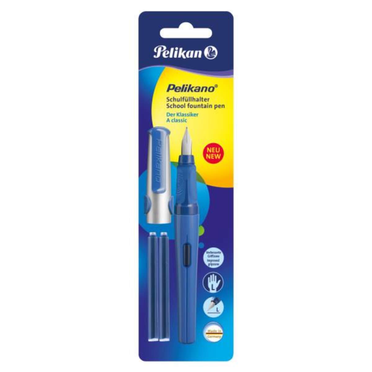 Pelikan Schulfüller Pelikano® P481, Feder L, sortiert