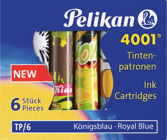 Pelikan Tintenpatrone, bunt bedruckt, 6 Stück