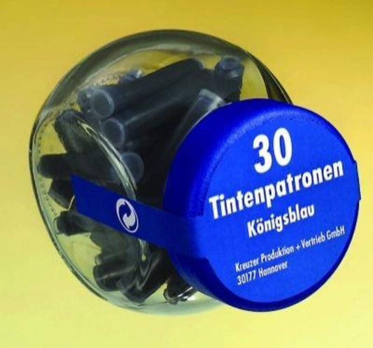Pelikan Tintenpatronen im Glas, 30 Stück