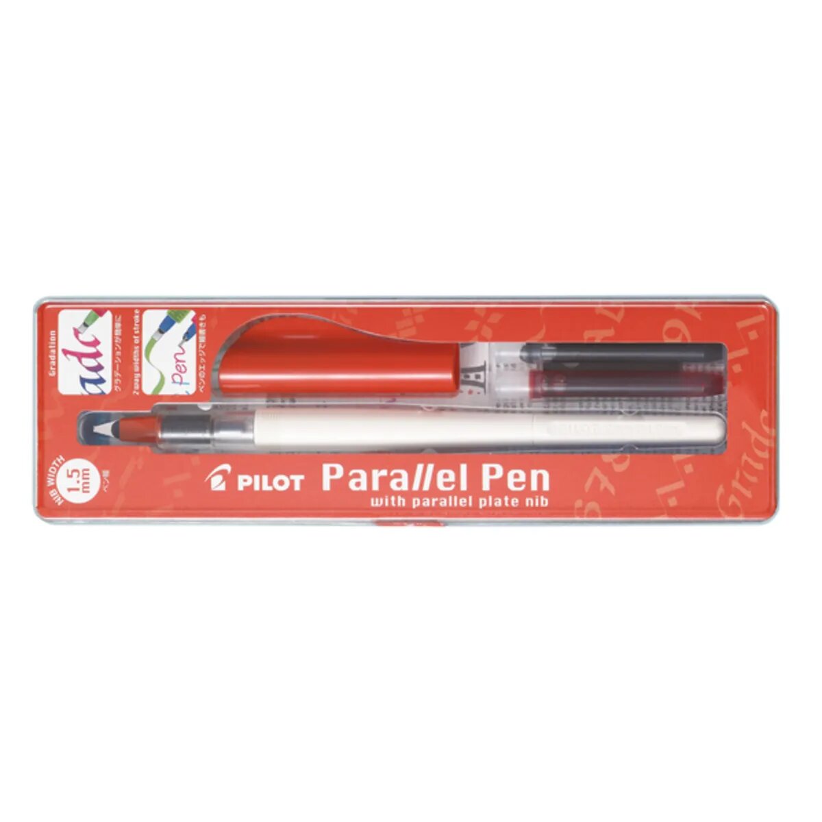 Pilot Füllfederhalter Parallel Pen, 1,5mm, rot