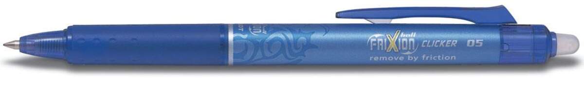 Pilot Tintenroller FriXion Ball Clicker mit Druckmechanik, blau