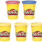 Play-Doh Fröhliche Farben Knetpack, 5er-Pack Knete mit 3 Emoji-Dosen