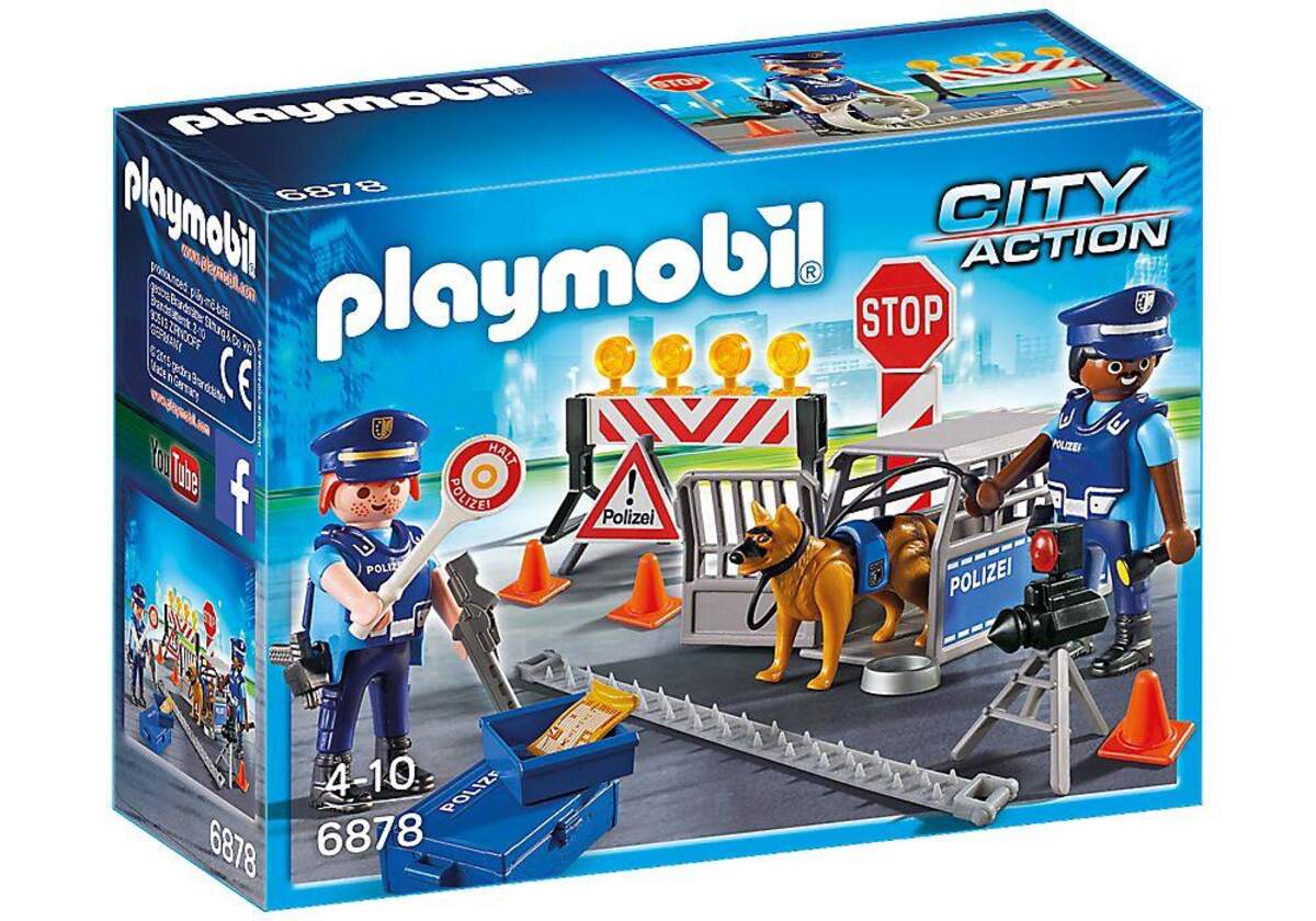 PLAYMOBIL® 6878 Polizei-Straßensperre