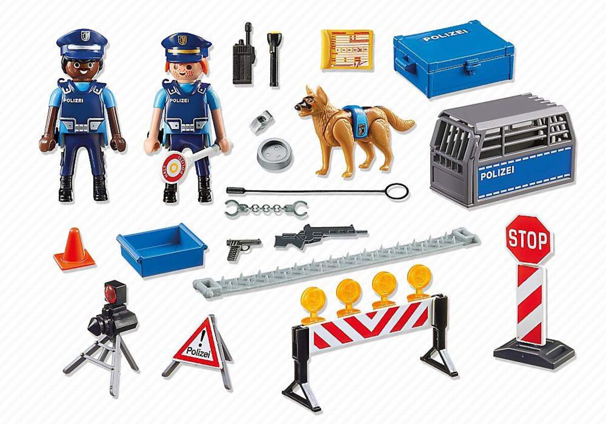 PLAYMOBIL® 6878 Polizei-Straßensperre