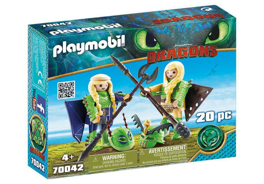 PLAYMOBIL® 70042 Dragons Raffnuss und Taffnuss mit Fluganzug