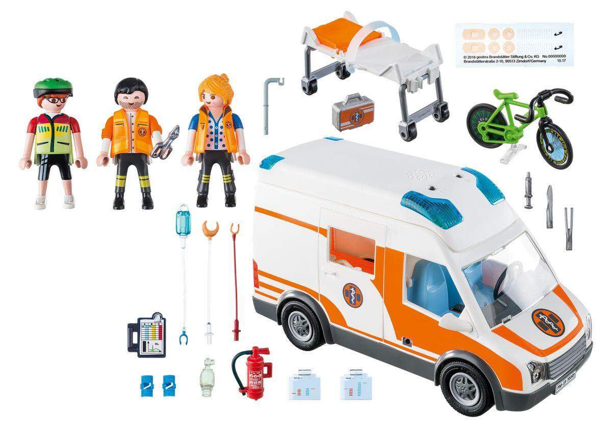 PLAYMOBIL® 70049 City Life Rettungswagen mit Licht und Sound Bestseller