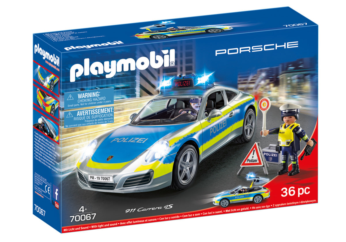 PLAYMOBIL® 70067 City Action Porsche 911 Carrera 4S Polizei Bestseller