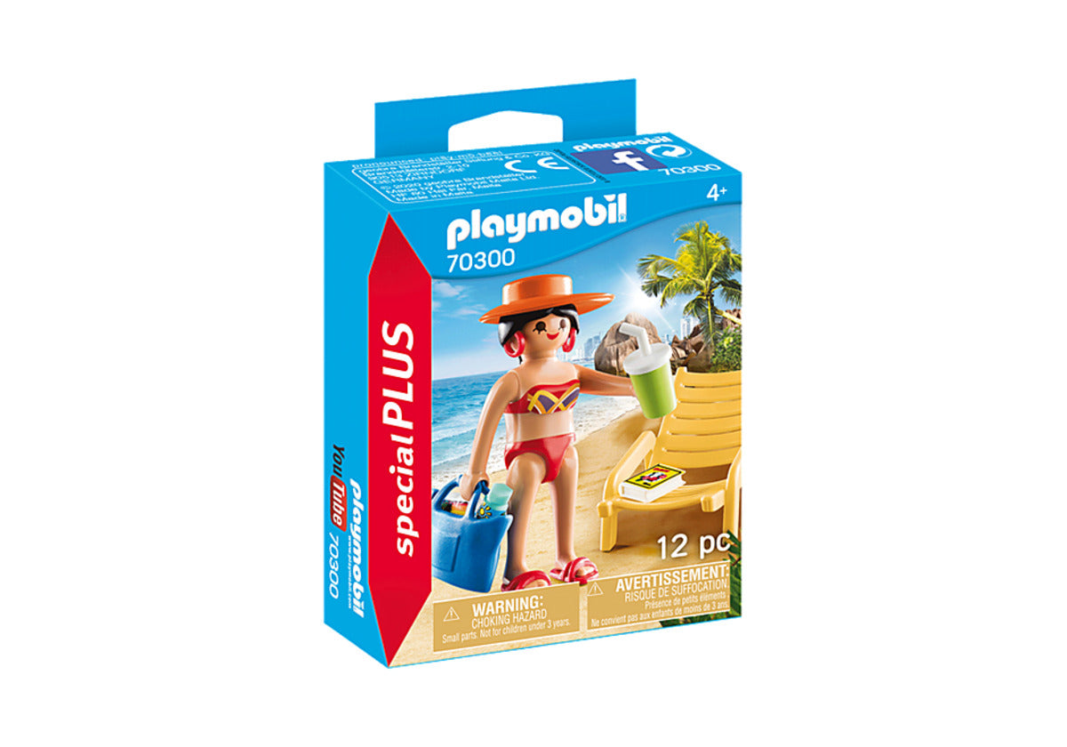 PLAYMOBIL® 70300 Special Plus Urlauberin mit Liegestuhl