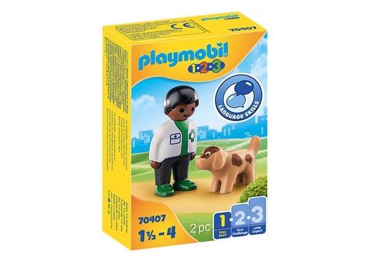PLAYMOBIL® 70407 1.2.3 Tierarzt mit Hund
