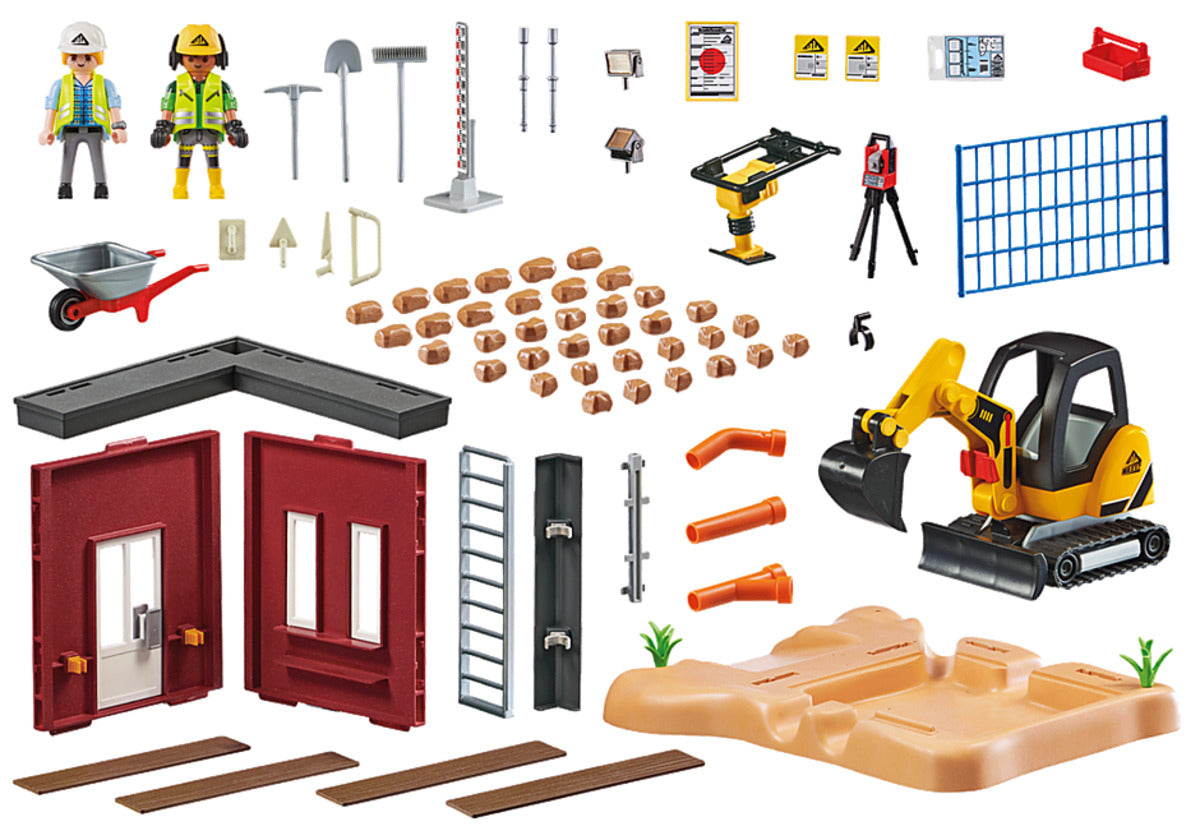 PLAYMOBIL® 70443 City Action Minibagger mit Bauteil