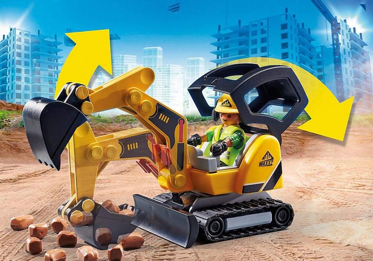 PLAYMOBIL® 70443 City Action Minibagger mit Bauteil