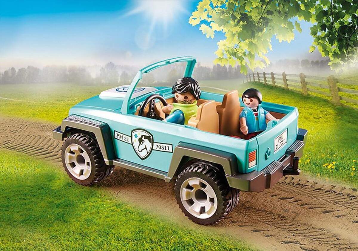 PLAYMOBIL® 70511 PKW mit Ponyanhänger