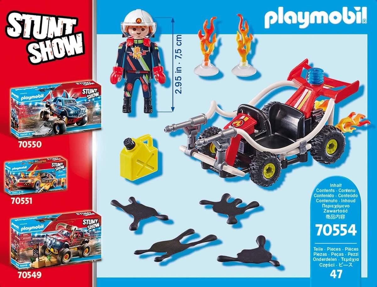 PLAYMOBIL® 70554 Stuntshow Feuerwehrkart