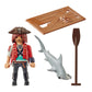 PLAYMOBIL® 70598 Pirat mit Floß und Hammerhai