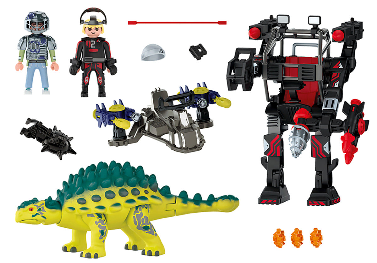 PLAYMOBIL® 70626 Dino Rise - Saichania: Abwehr des Kampfläufers