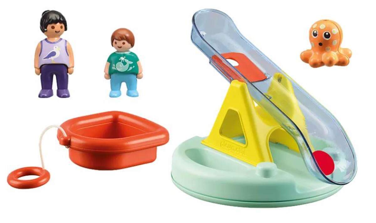PLAYMOBIL® 70635 1.2.3. Aqua Badeinsel mit Wasserrutsche