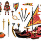 PLAYMOBIL® 70641 Novelmore  Burnham Raiders Feuerschiff