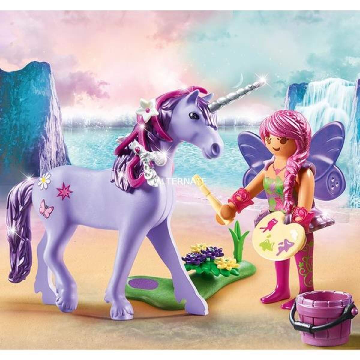 PLAYMOBIL® 70657 Fairies Einhorn mit Schmück-Fee