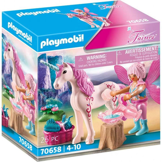 PLAYMOBIL® 70658 Fairies  Einhorn mit Pflege-Fee
