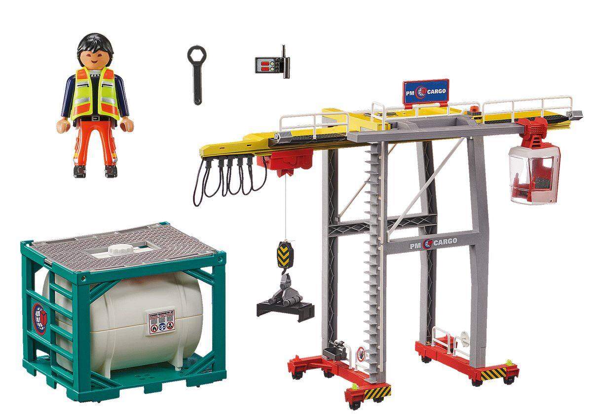 PLAYMOBIL® 70770 City Action Portalkran mit Containern
