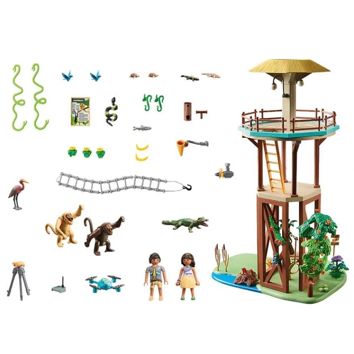 PLAYMOBIL® 71008 Wiltopia - Forschungsturm mit Kompass