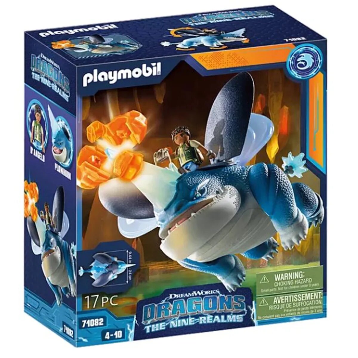 PLAYMOBIL® 71082 Dragons: The Nine Realms - Plowhorn & D'Angelo