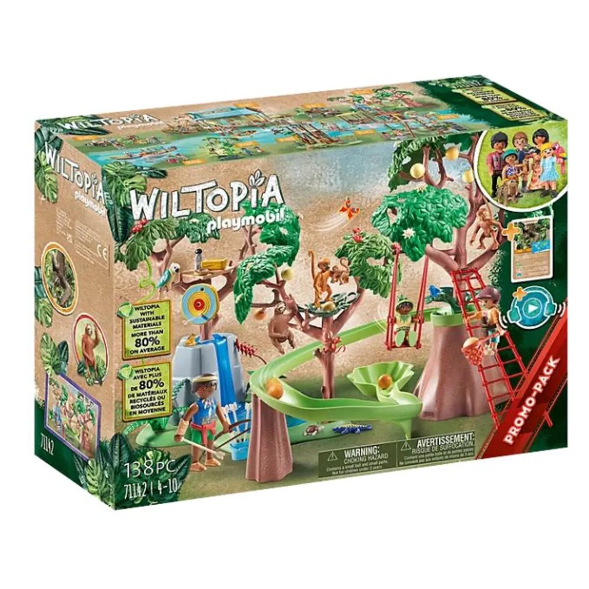 PLAYMOBIL® 71142 Wiltopia - Tropischer Dschungel-Spielplatz