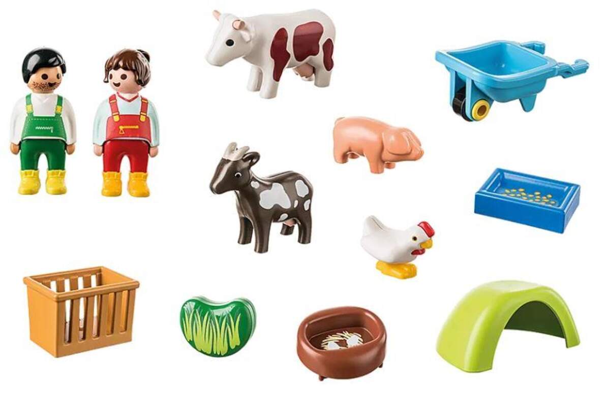 PLAYMOBIL® 71158 1.2.3. Spielspaß auf dem Bauernhof