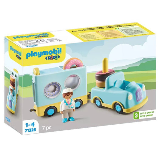 PLAYMOBIL® 71325 1.2.3: Verrückter Donut Truck mit Stapel- und Sortierfunktion