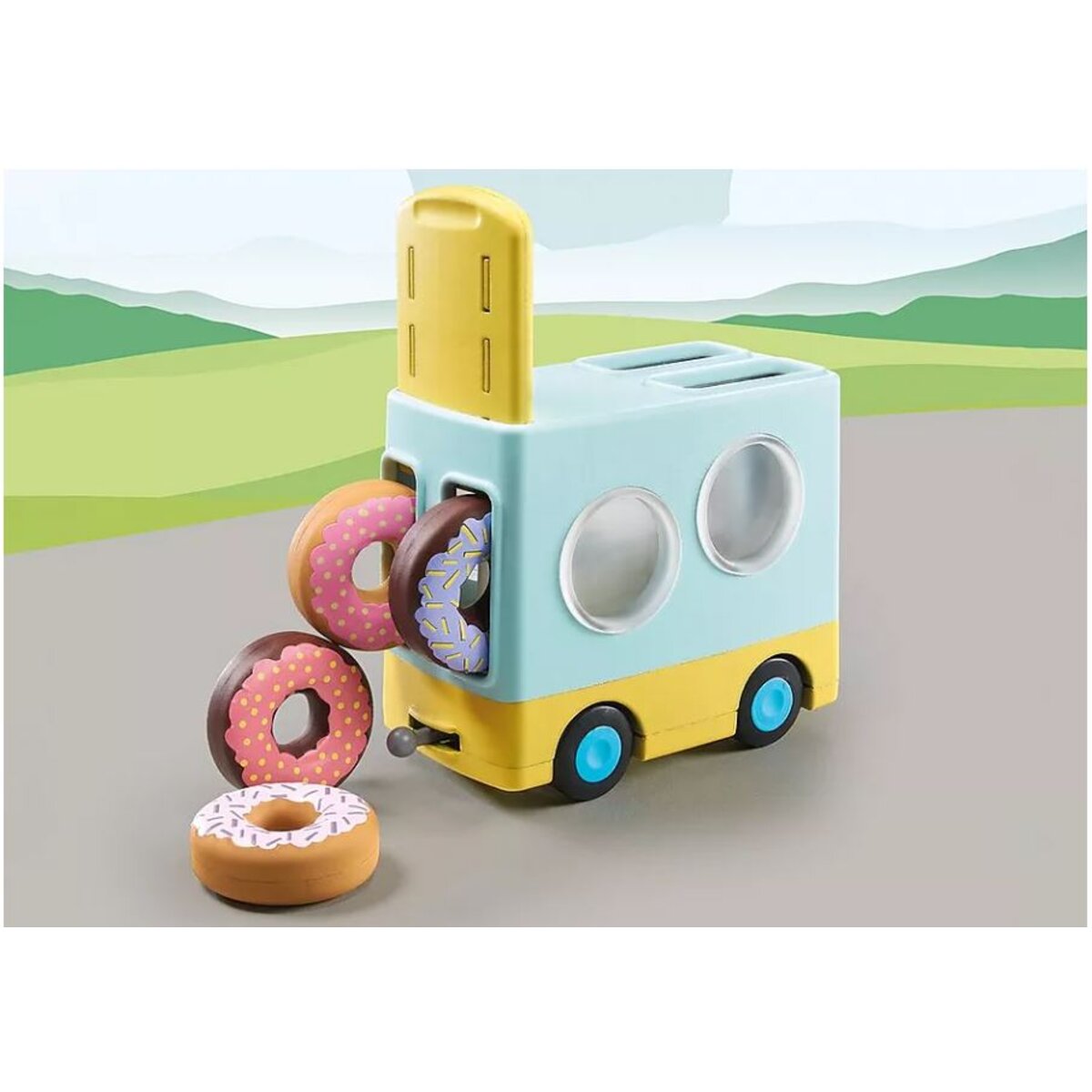 PLAYMOBIL® 71325 1.2.3: Verrückter Donut Truck mit Stapel- und Sortierfunktion